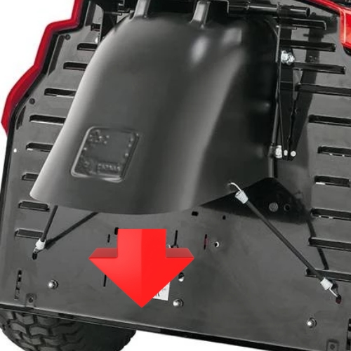 al-ko bezpieczny wyrzut pokosu w dol w traktorach ogrodowych alko comfort